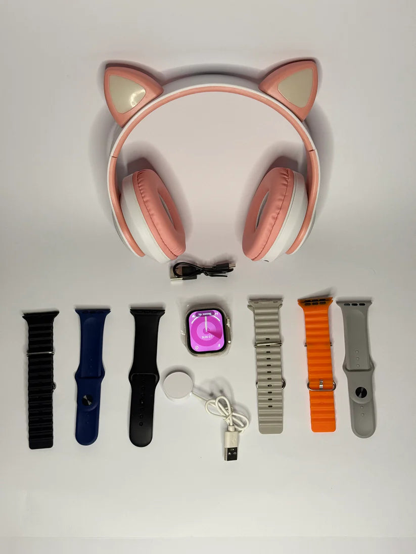 TK708 Smartwatch with Head Phones